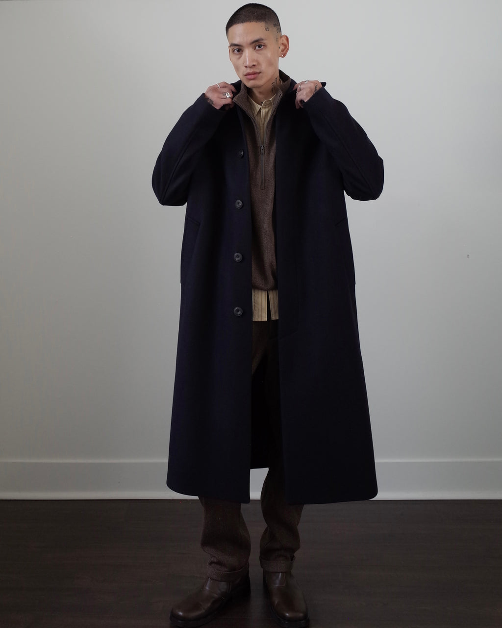 Sunflower Winter Coat - Navy