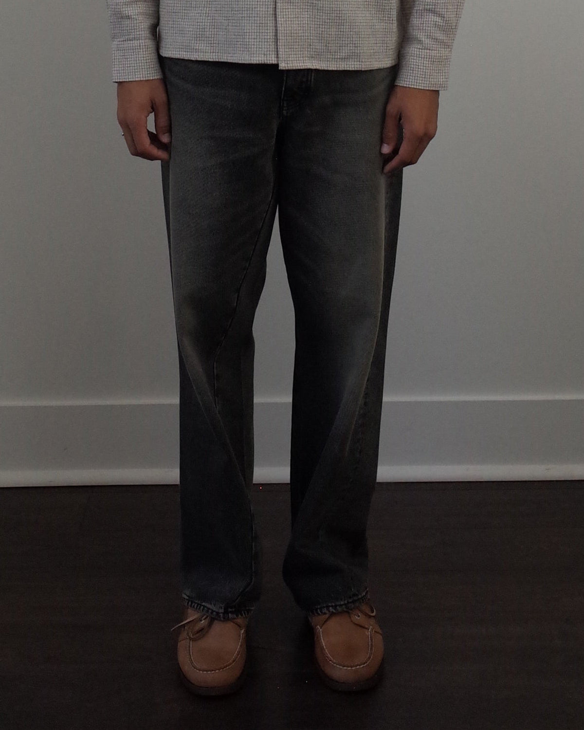 Sunflower Wide Twist Denim - Black Tint