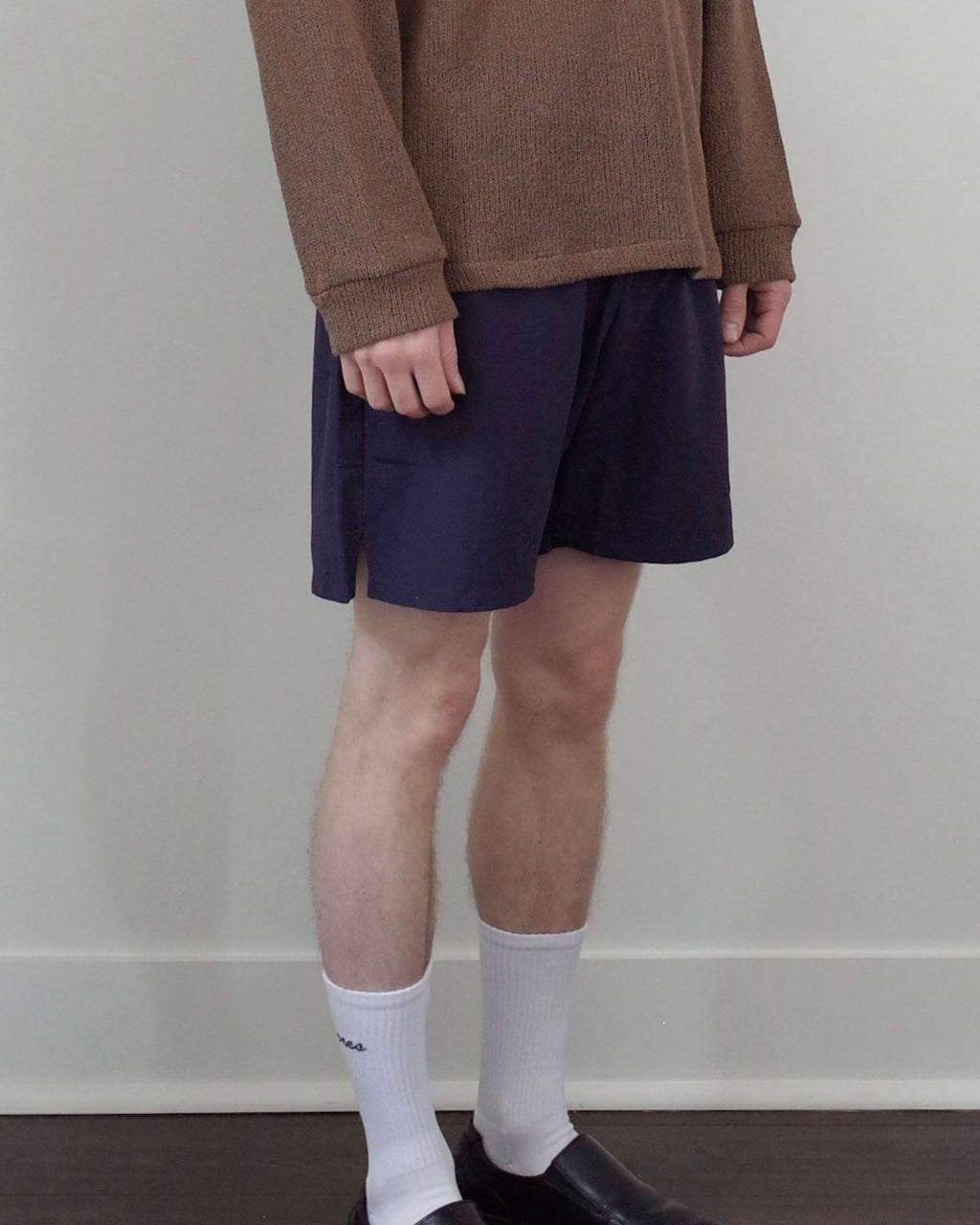 Palmes Logo Shorts - Navy
