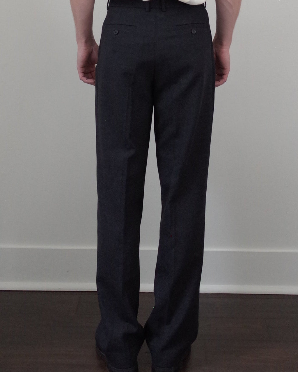 Simkhai Julian Pleated Trouser - Charcoal