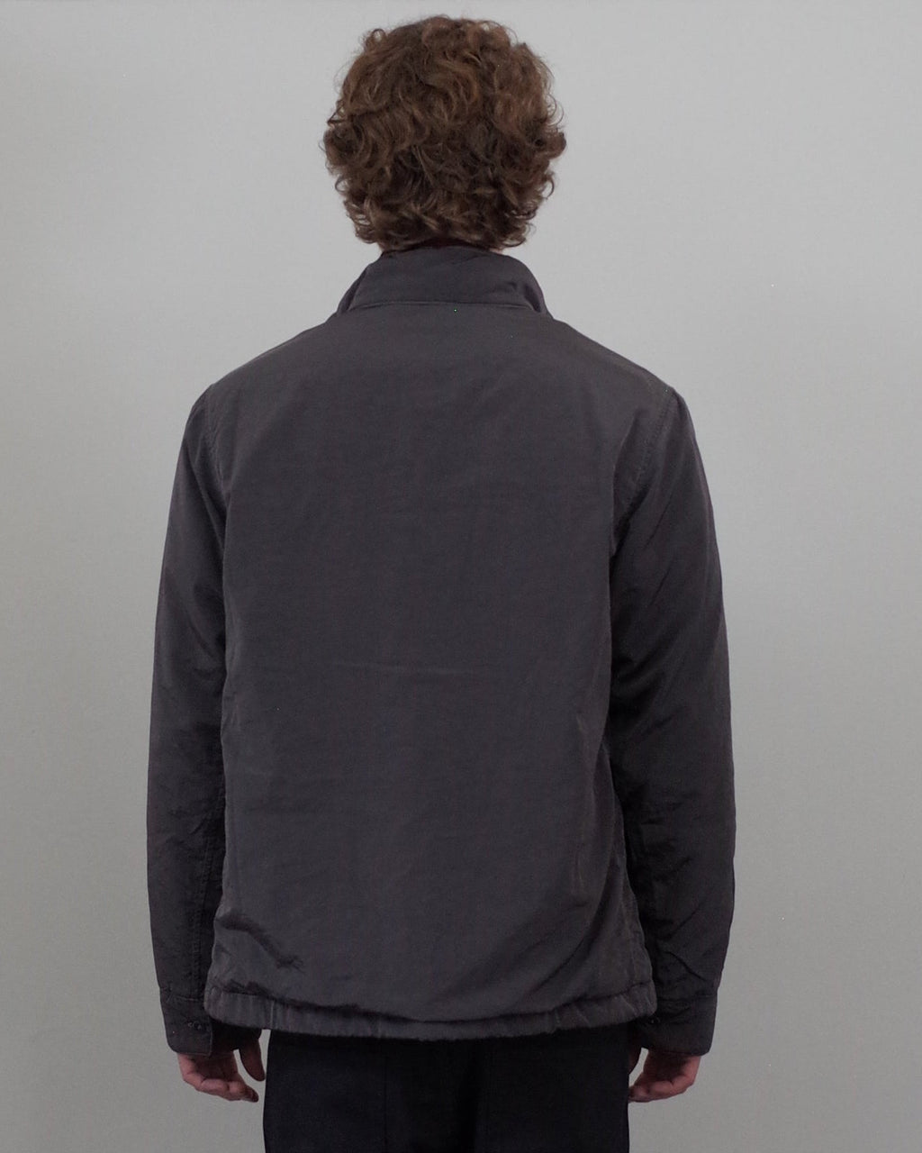Ranra Epitome Canvas Nylon Padded Overshirt - Grey