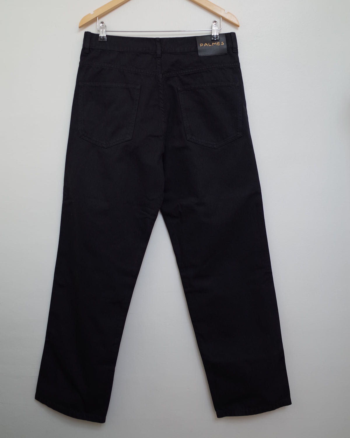 Palmes Coarse Trousers - Black