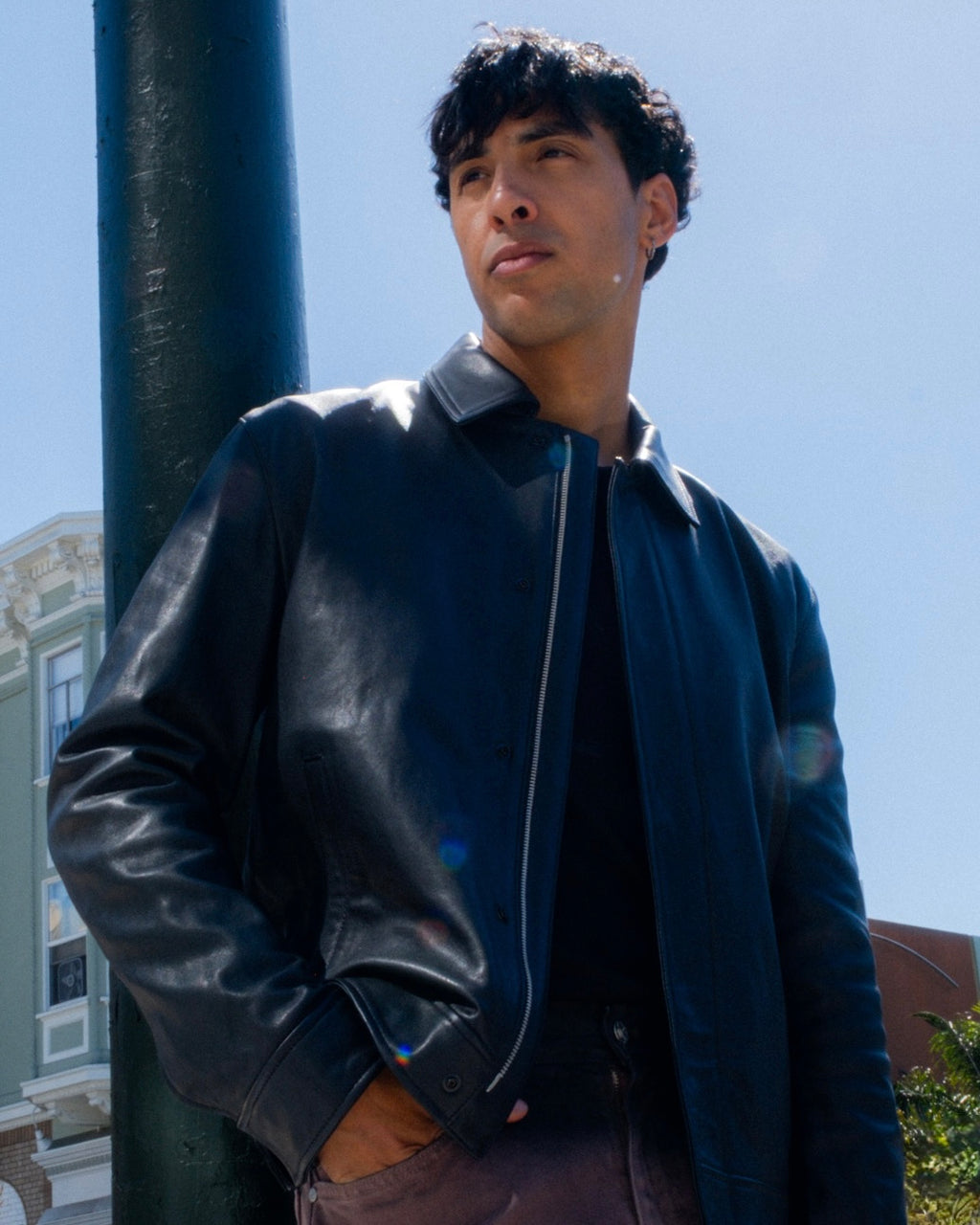 Simkhai Leather Jacket - Black