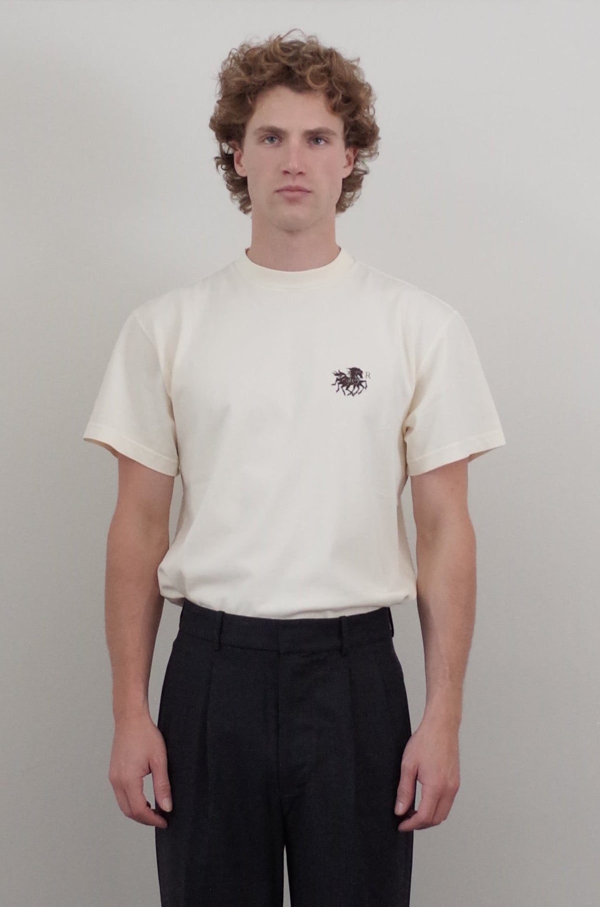 Ranra Logo Tee - Cream