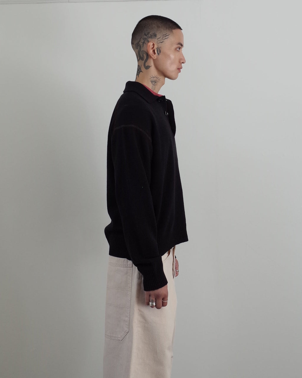 Works and Days Supergeelong Polo - Black