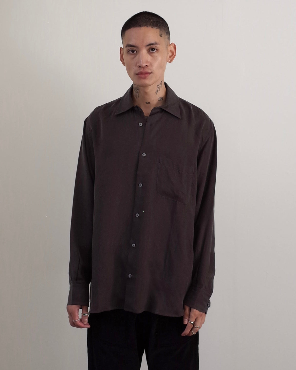 Colbo Pen Shirt - Ocean Cupro