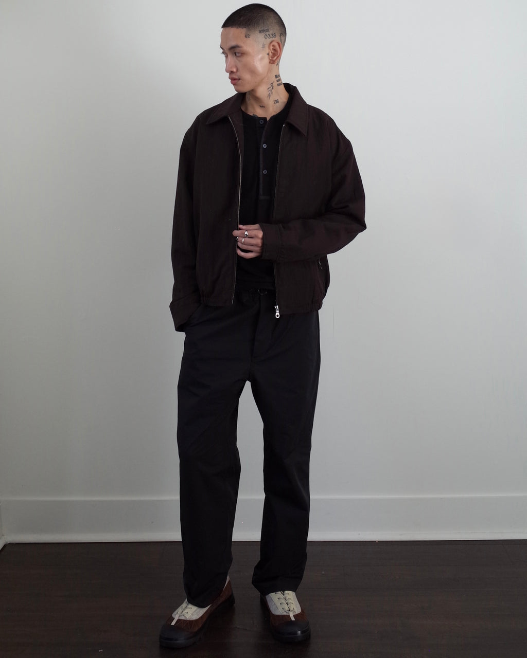 Works and Days Wool Zip Blouson
