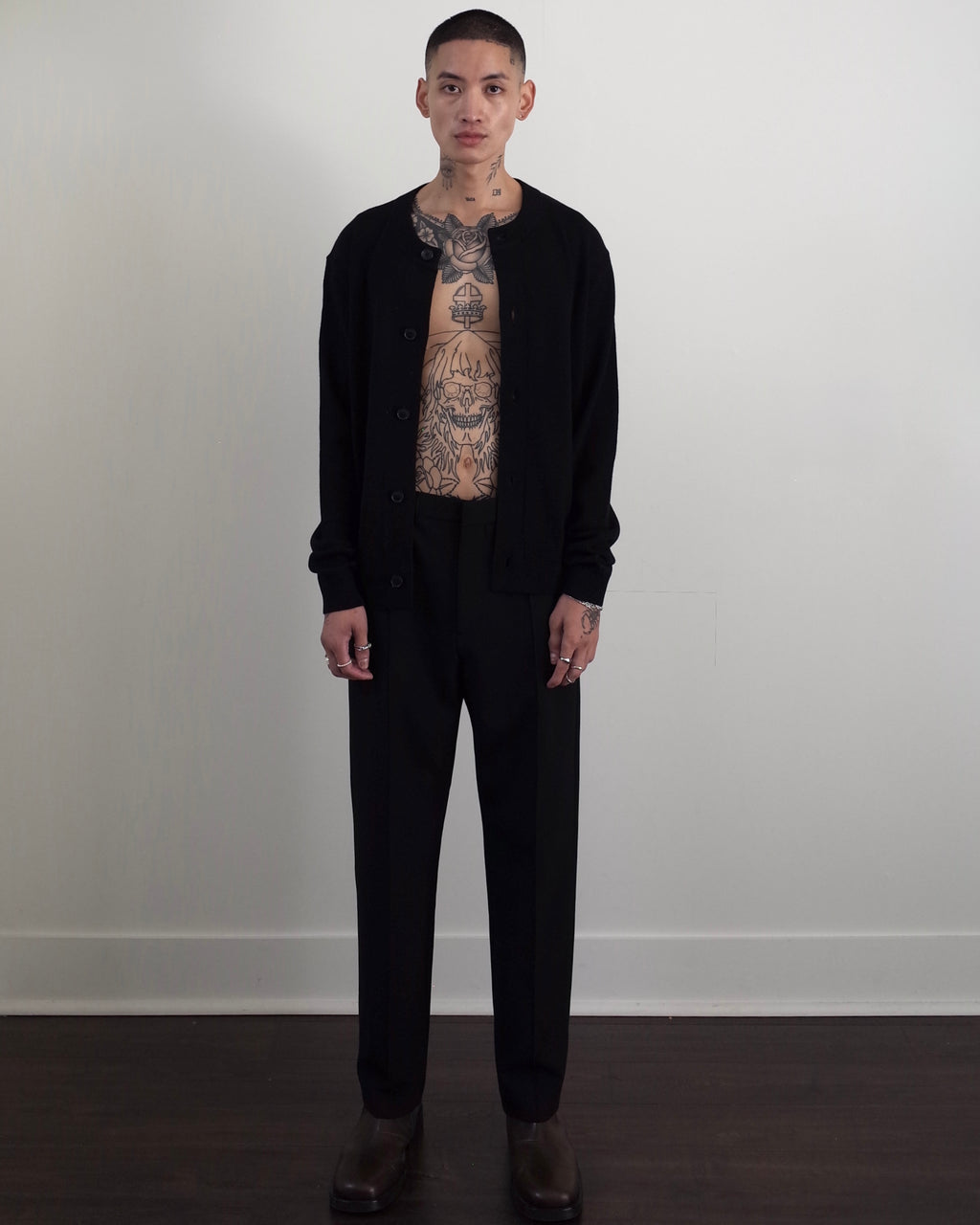 Sunflower Moon Cardigan - Black