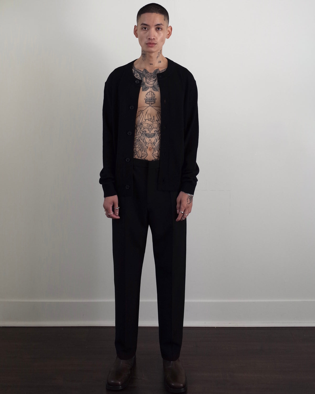 Sunflower Moon Cardigan - Black
