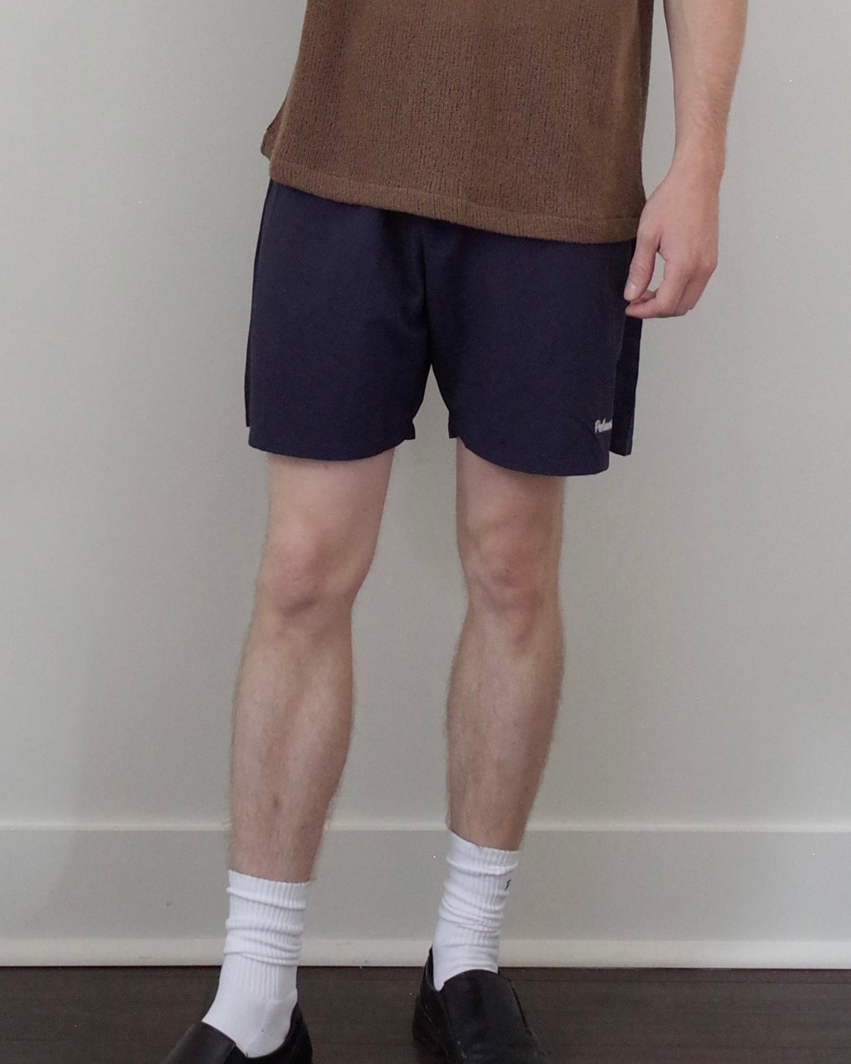 Palmes Logo Shorts - Navy
