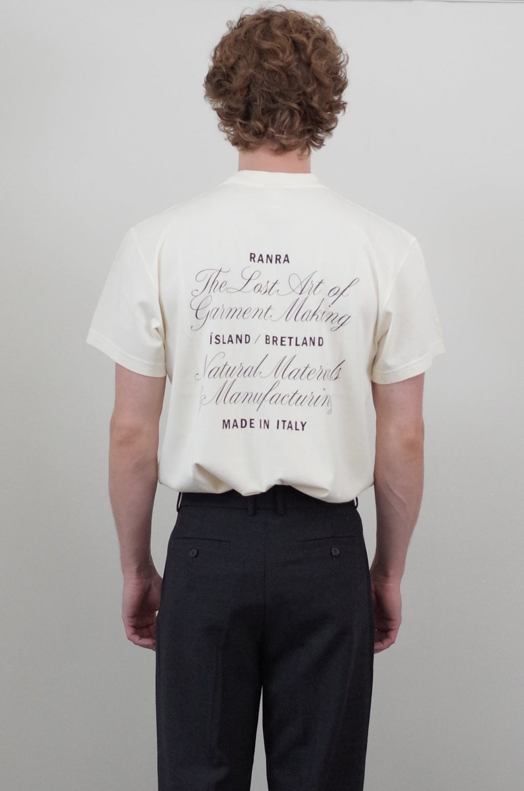 Ranra Logo Tee - Cream