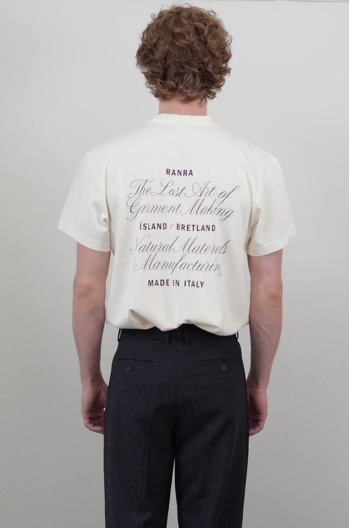Ranra Logo Tee - Cream