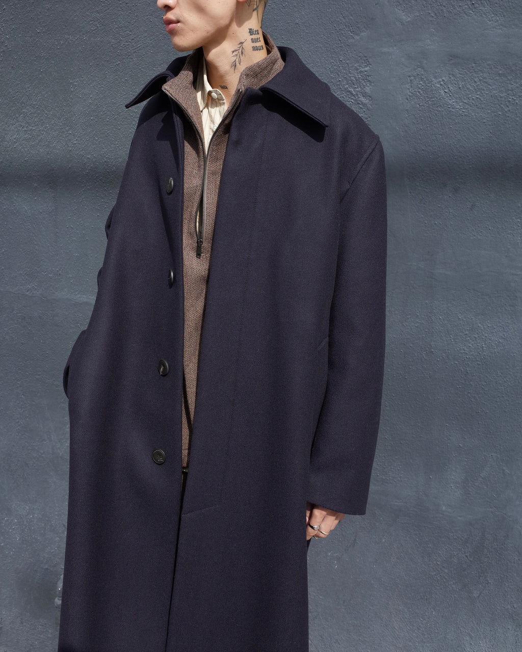 Sunflower Winter Coat - Navy