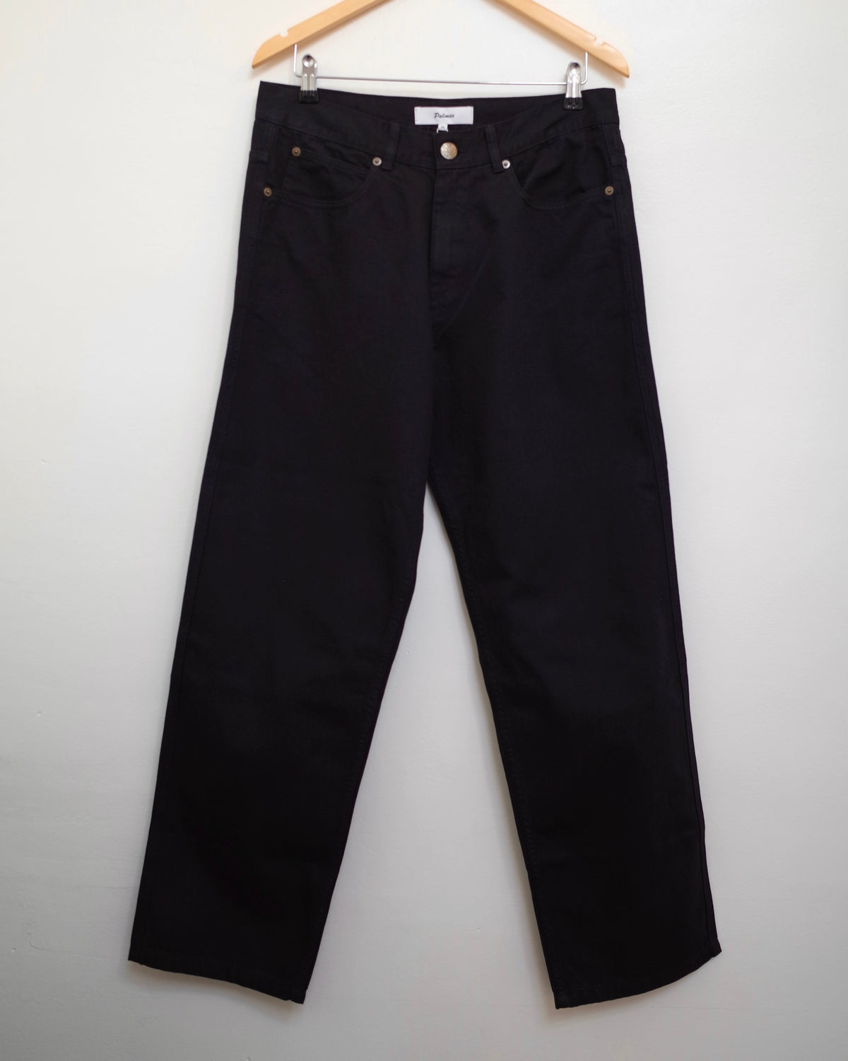 Palmes Coarse Trousers - Black