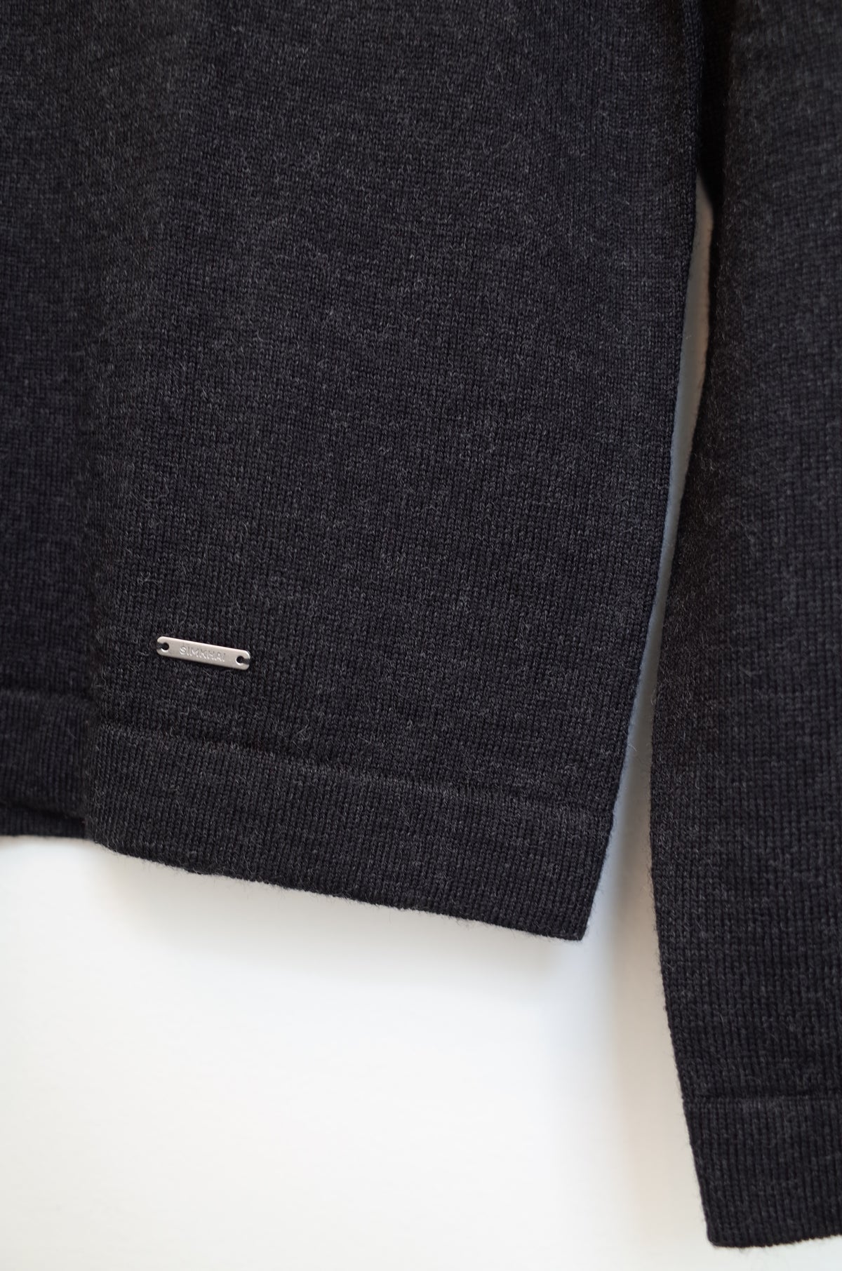 Simkhai Reynolds LS Polo - Charcoal