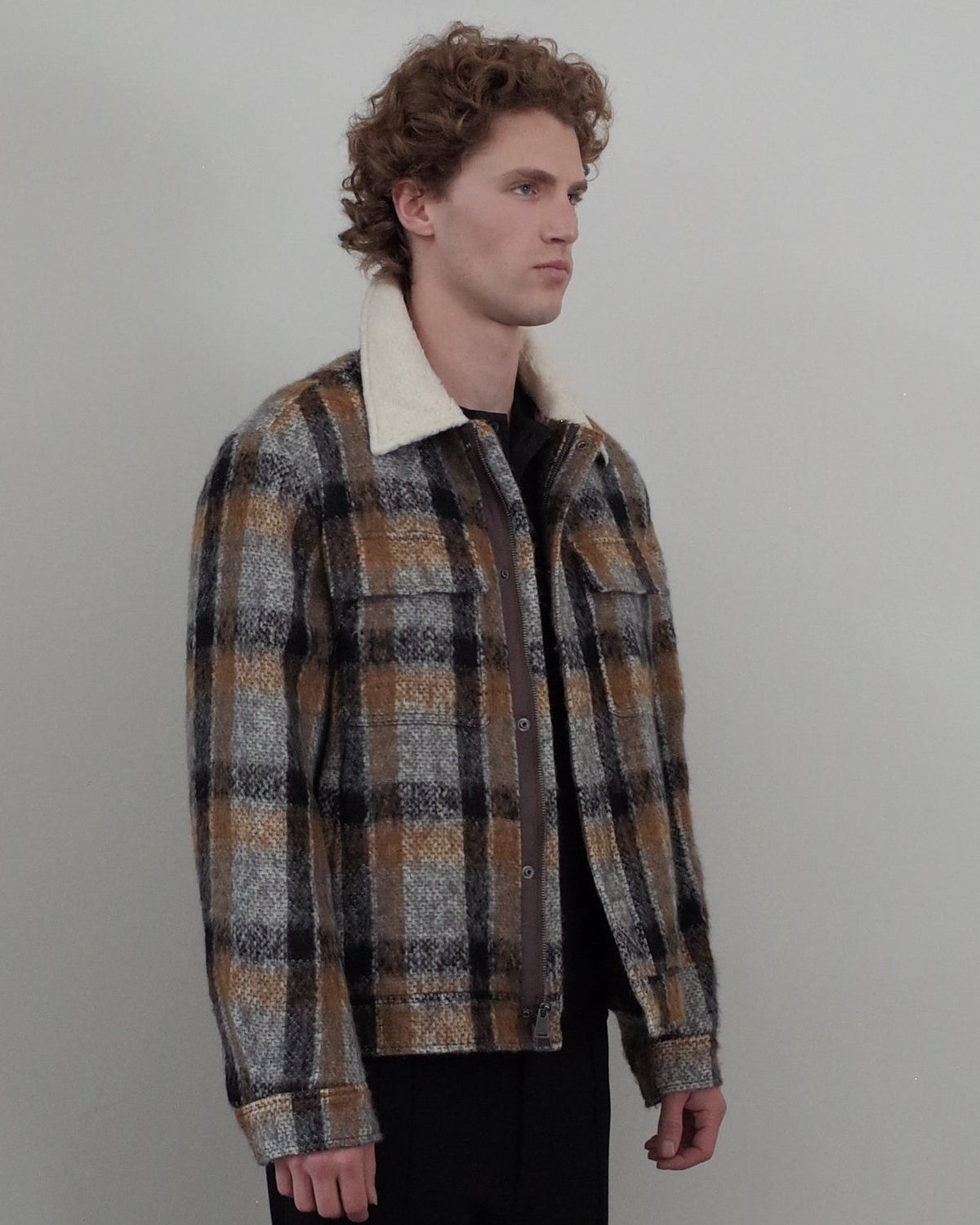 Simkhai Ford Trucker Jacket - Grey Multi