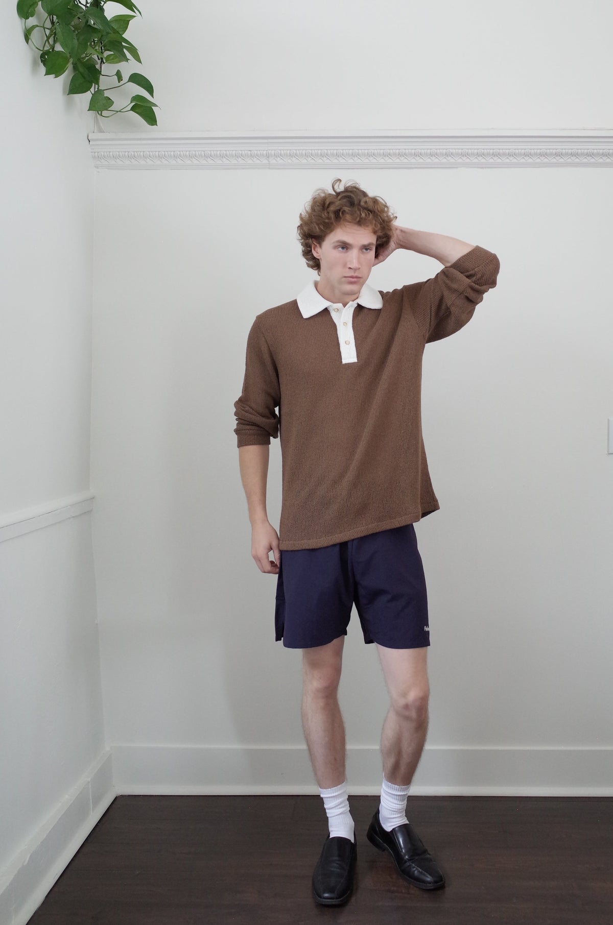 Palmes Knitted Rugby - Brown