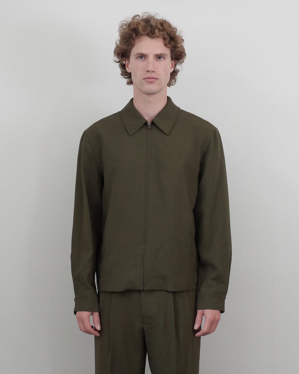 Simkhai Sidney Blouson Jacket - Olive
