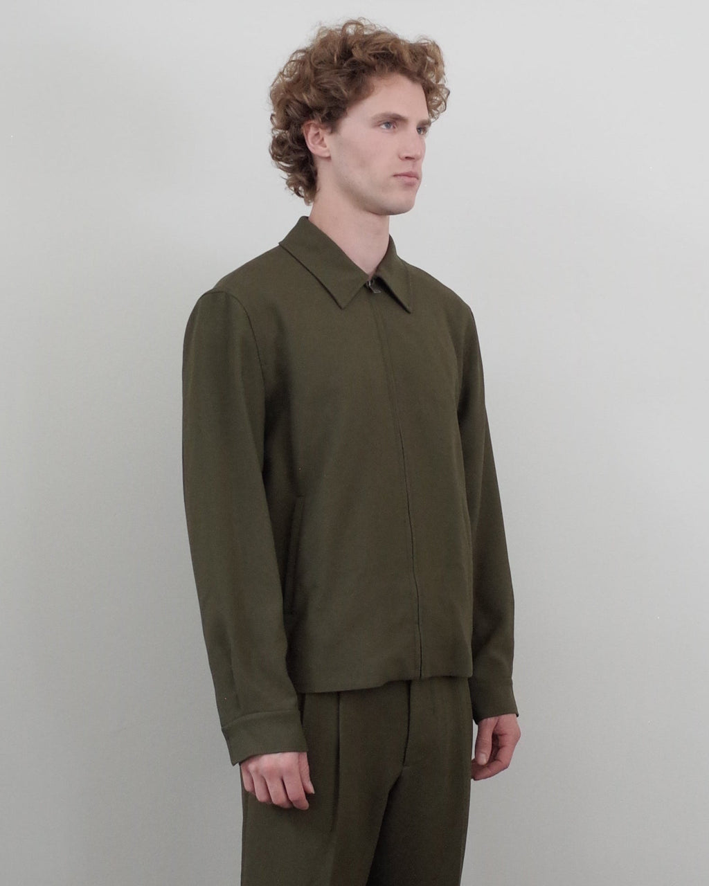 Simkhai Sidney Blouson Jacket - Olive