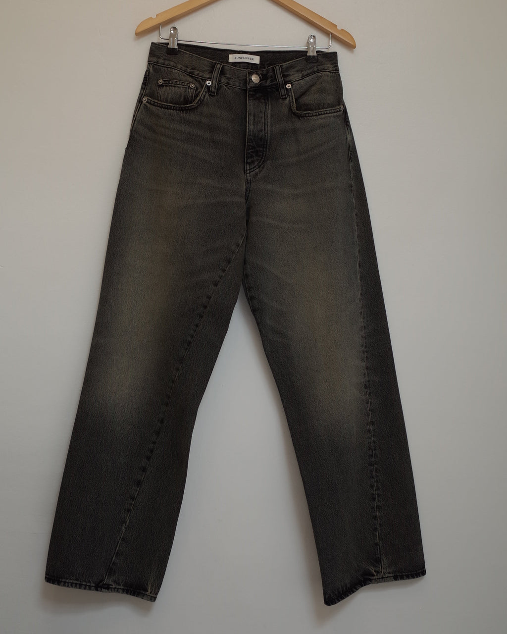 Sunflower Wide Twist Denim - Black Tint