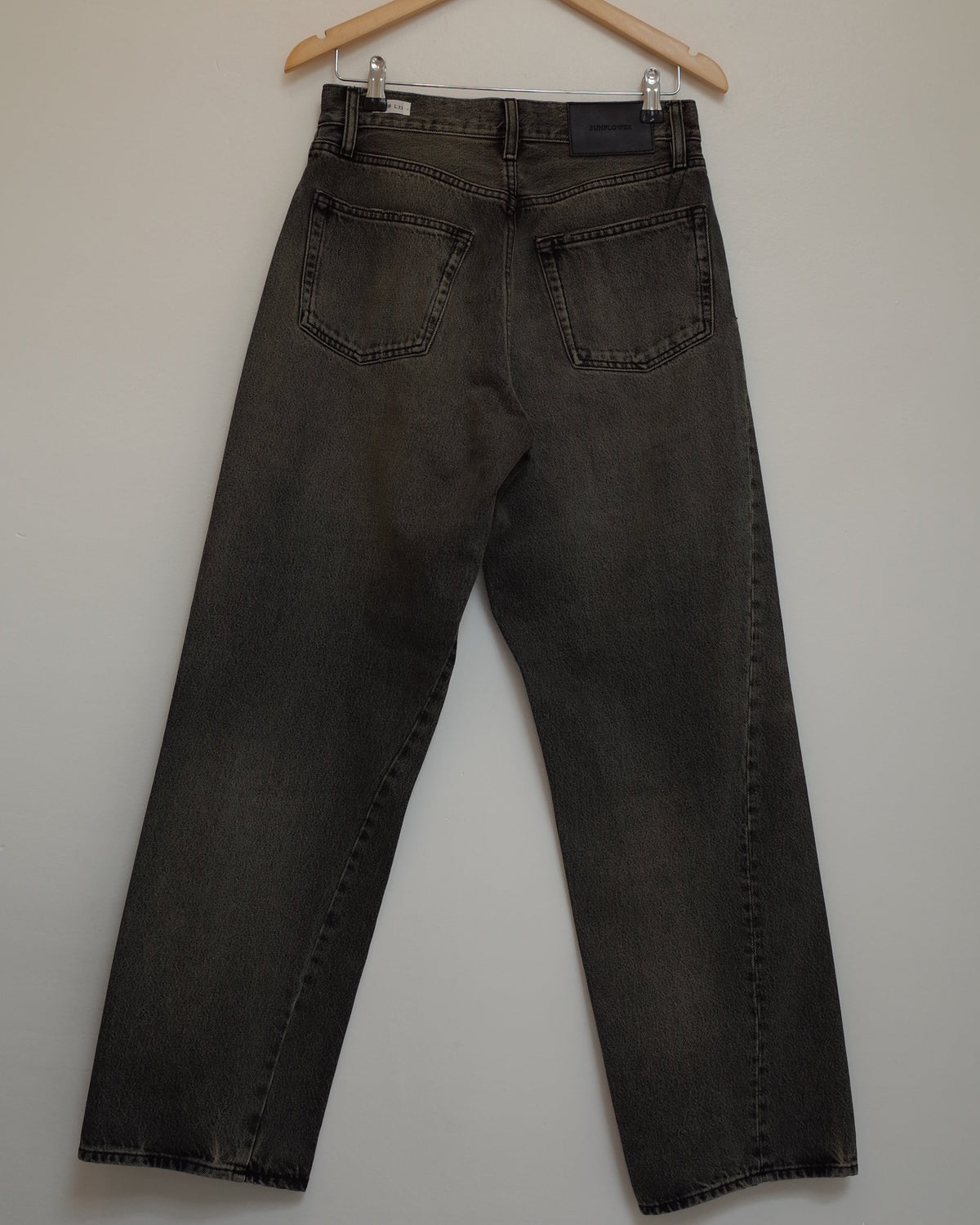 Sunflower Wide Twist Denim - Black Tint