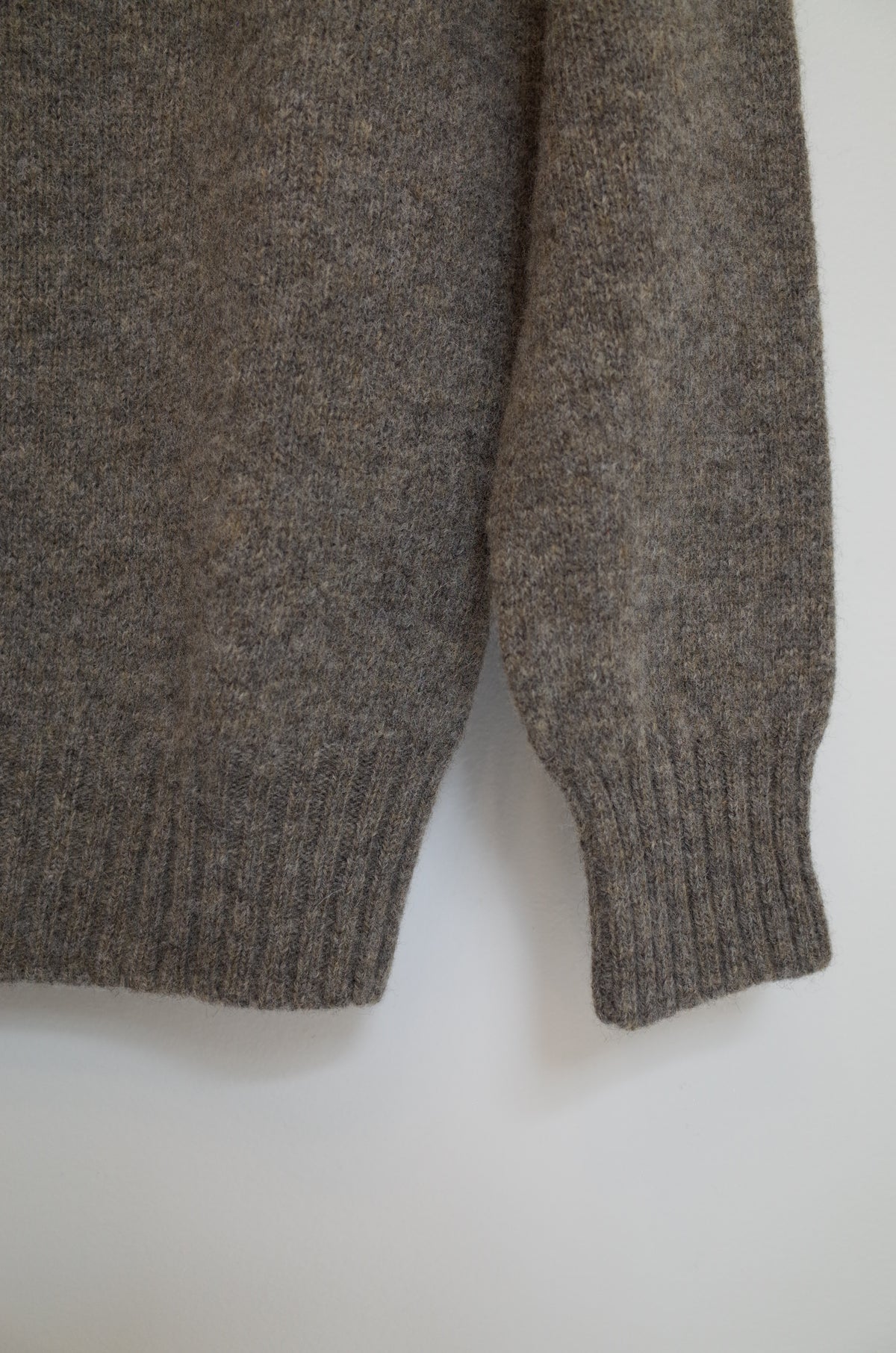 Fields of Necessity Clean Wool Polo - Taupe