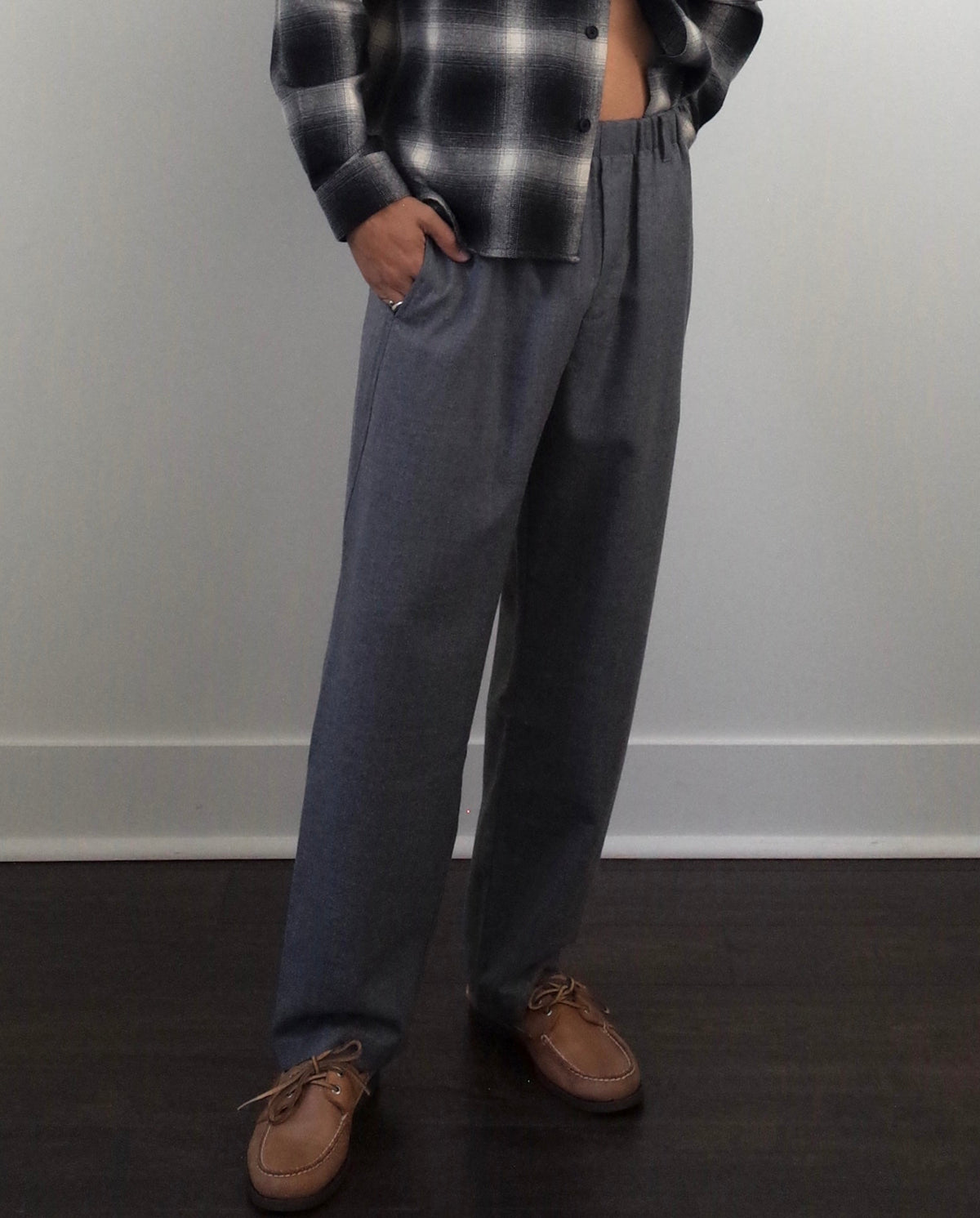 SK Manor Hill Tilt Pant - Grey Wool