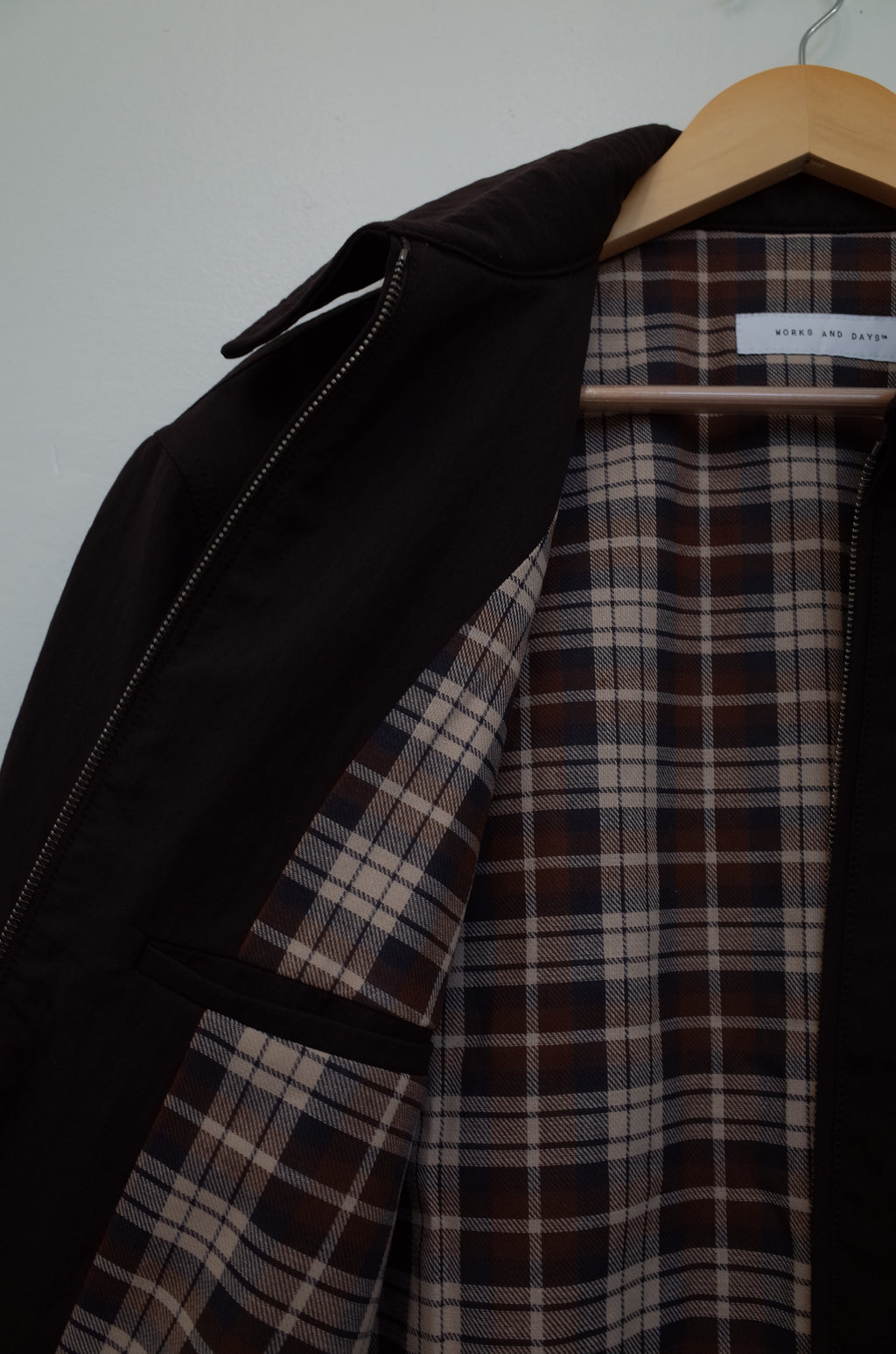 Works and Days Wool Zip Blouson